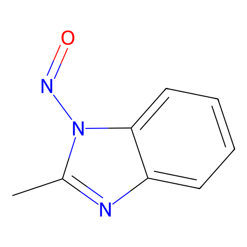 2-Methyl-1-nitrosobenzimidazole structure