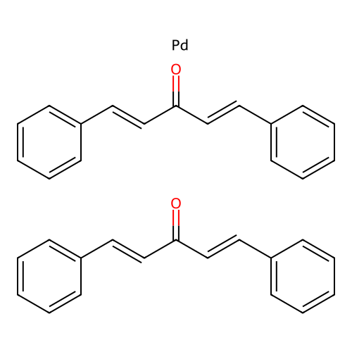 (1E,4E)-1,5-diphenylpenta-1,4-dien-3-one; palladium structure