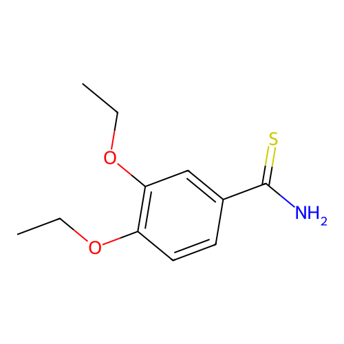3,4-Diethoxybenzene-1-carbothioamide structure