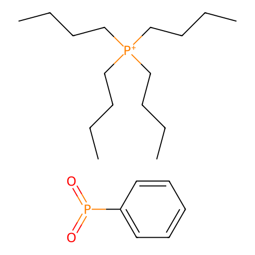 Phosphonium, tetrabutyl-, phenylphosphinate structure