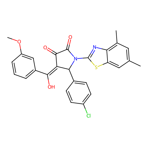 C27H21ClN2O4S structure