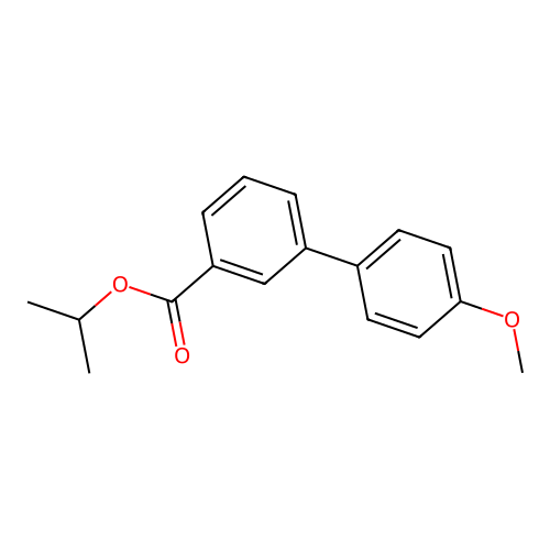 Propan-2-yl 3-(4-methoxyphenyl)benzoate structure