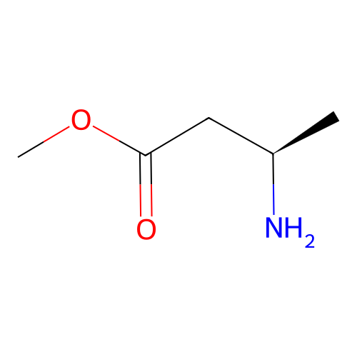 (R)-Methyl 3-aminobutanoate structure