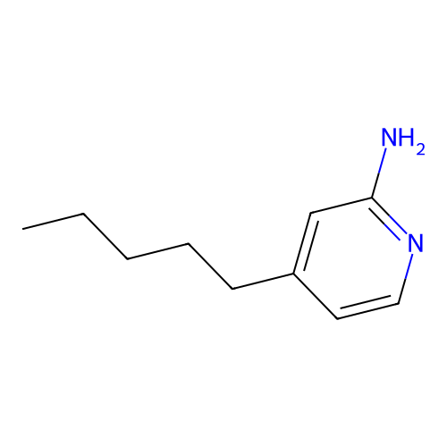 4-Pentyl-pyridin-2-ylamine structure