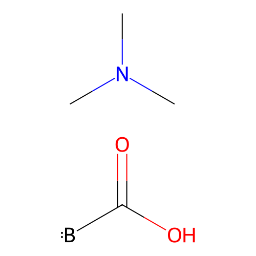 Trimethylamine-carboxyborane structure