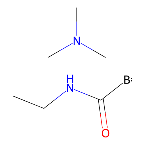 Trimethylamine-N-ethylamidoborane structure