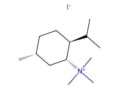 Trimethyl-l-menthylammonium iodide structure