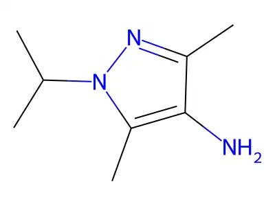 3,5-Dimethyl-1-(1-methylethyl)-1H-pyrazol-4-amine structure