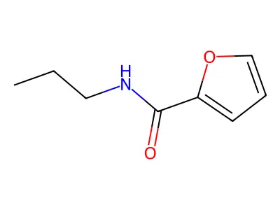 2-Furancarboxamide, N-propyl- structure