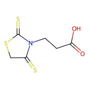 3-(2,4-Dithioxo-1,3-thiazolidin-3-yl)propanoic acid structure