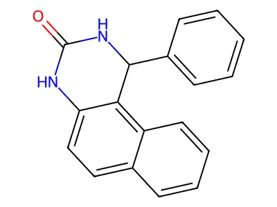1-phenyl-1,4-dihydrobenzo[f]quinazolin-3(2H)-one structure