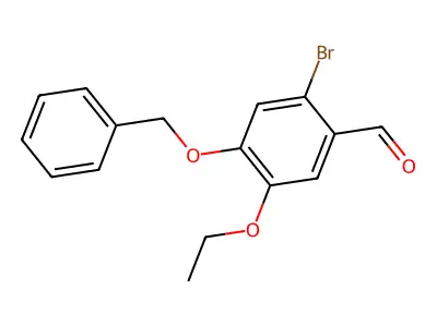 4-(Benzyloxy)-2-bromo-5-ethoxybenzaldehyde structure