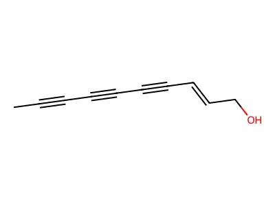 Dec-2-en-4,6,8-triyn-1-ol structure