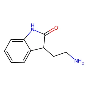 3-(2-aminoethyl)-1,3-dihydro-2H-indol-2-one structure