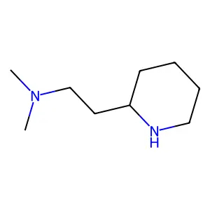 Dimethyl-(2-piperidin-2-yl-ethyl)-amine structure