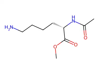 (2R)-2-acetyl-6-amino-2-(methylamino)hexanoic acid structure