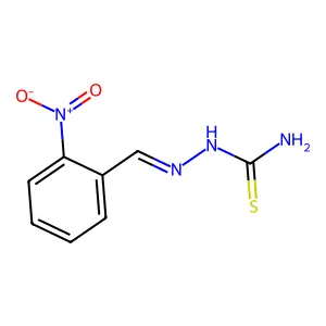 2-(2-Nitrobenzylidene)hydrazinecarbothioamide structure