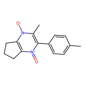 2-methyl-3-(4-methylphenyl)-6,7-dihydro-5H-cyclopenta[b]pyrazine 1,4-dioxide structure
