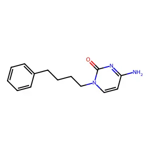 4-Amino-1-(4-phenylbutyl)pyrimidin-2(1H)-one structure