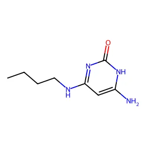 6-Amino-4-(butylamino)pyrimidin-2(1H)-one structure