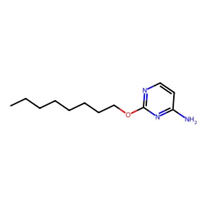 2-(Octyloxy)pyrimidin-4-amine structure