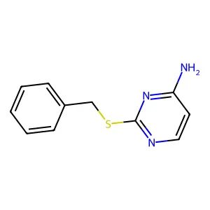 2-(Benzylsulfanyl)pyrimidin-4-amine structure
