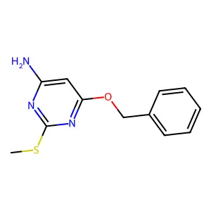 6-(Benzyloxy)-2-(methylsulfanyl)pyrimidin-4-amine structure