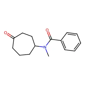N-甲基-N-(4-氧代环庚基)苯甲酰胺 structure