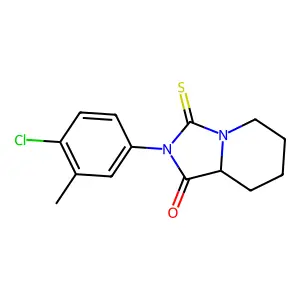 4-(3,4-Dimethylbenzoyl)-2,5-diphenylfuran-3-carboxylic acid structure