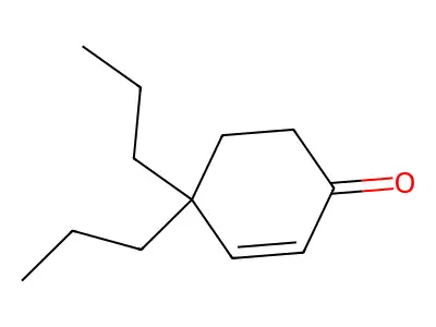 4,4-Dipropylcyclohex-2-en-1-one structure
