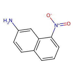 8-Nitro-2-naphthalenamine structure