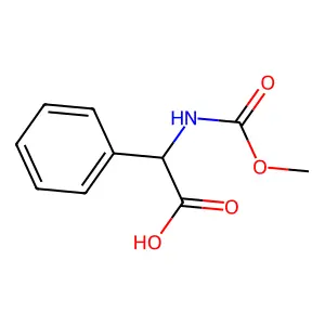 N-Methoxycarbonyl-2-phenylglycine structure