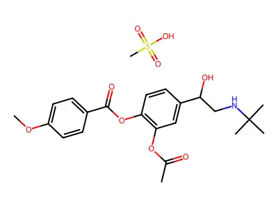 Nisbuterol Mesylate structure