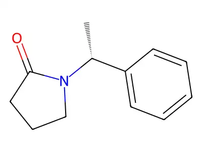 1-(1-Phenylethyl)pyrrolidin-2-one structure