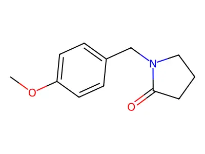 2-Pyrrolidinone, 1-((4-methoxyphenyl)methyl)- structure