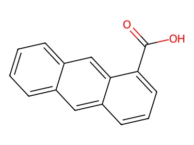 1-Anthracenecarboxylic Acid structure