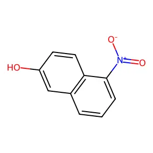 5-Nitro-2-naphthol structure