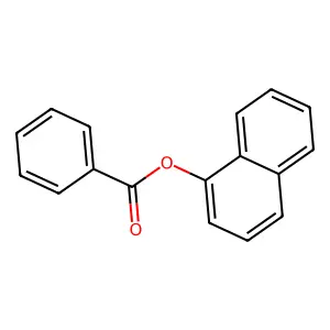 1-Naphthalenol, 1-benzoate structure