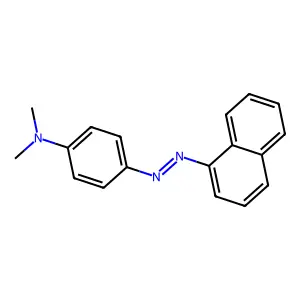 N,N-Dimethyl-4-(2-(1-naphthalenyl)diazenyl)benzenamine structure