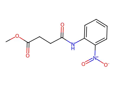 Methyl 4-(2-nitroanilino)-4-oxobutanoate structure