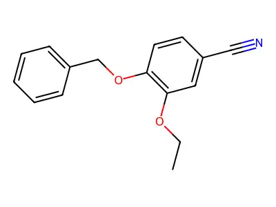 4-(Benzyloxy)-3-ethoxybenzonitrile structure