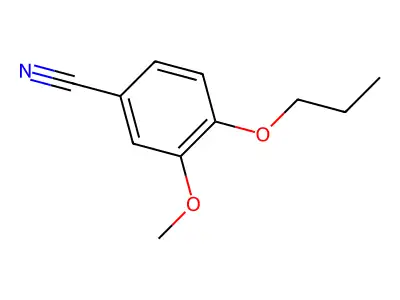 3-Methoxy-4-propoxybenzonitrile structure