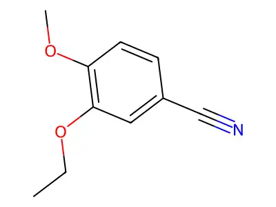 3-Ethoxy-4-methoxybenzonitrile structure