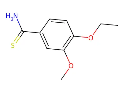 4-Ethoxy-3-methoxybenzene-1-carbothioamide structure