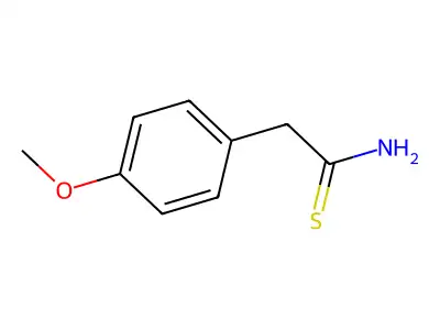 2-(4-Methoxyphenyl)ethanethioamide structure