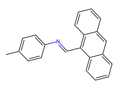 N-(9-Anthracenylmethylene)-P-toluidine structure