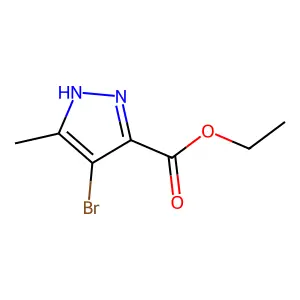 ethyl 4-bromo-5-methyl-1H-pyrazole-3-carboxylate structure