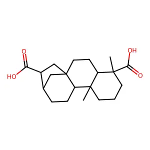 Ent-kauran-17,19-dioic acid structure