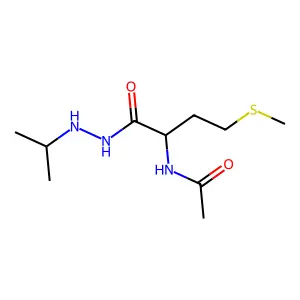 DL-蛋氨酸 2-异丙基酰肼 structure