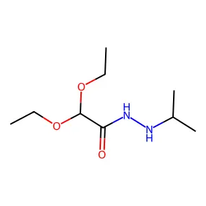 2,2-diethoxy-N'-propan-2-ylacetohydrazide structure